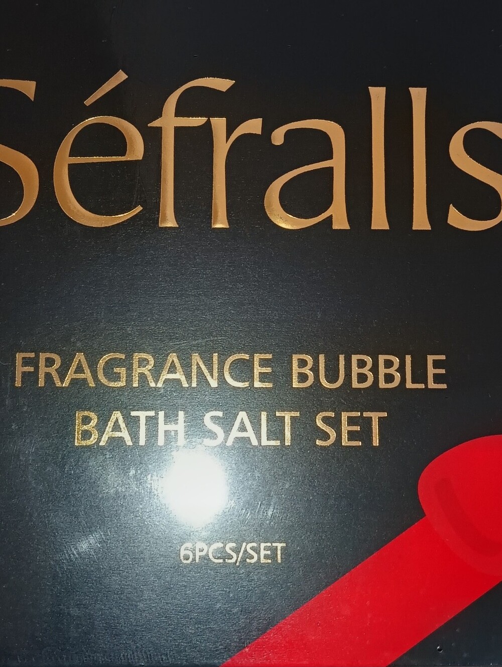 Fragrance Bubble Bath Salt Set — Red
